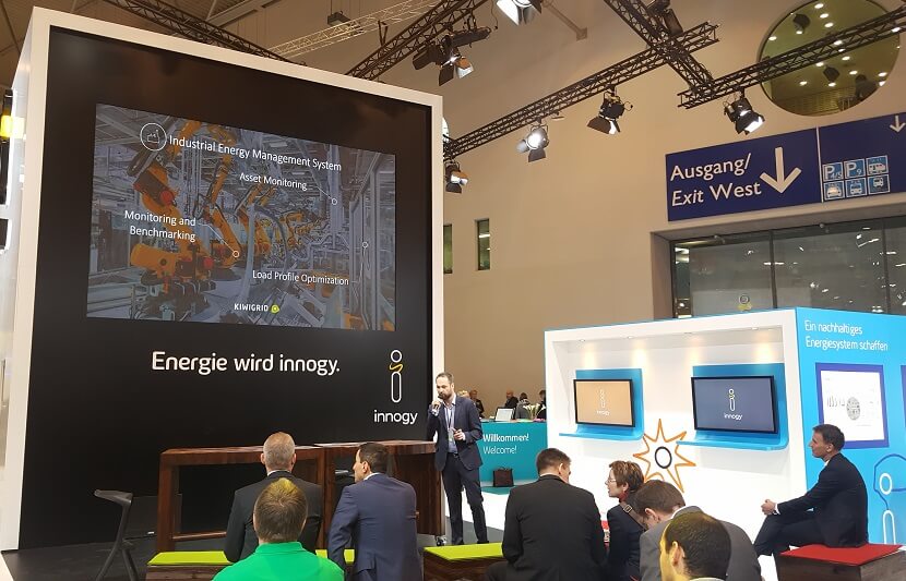 Gründer und CEO von Kiwigrid, Dr. Carsten Bether präsentierte am 08.02.17 auf der E-world 2017