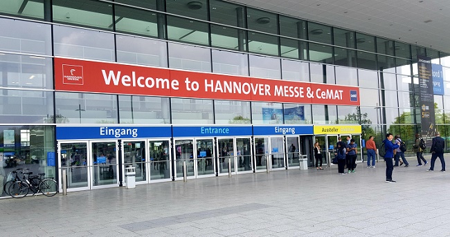 Messeeingang zur Hannover Messe
