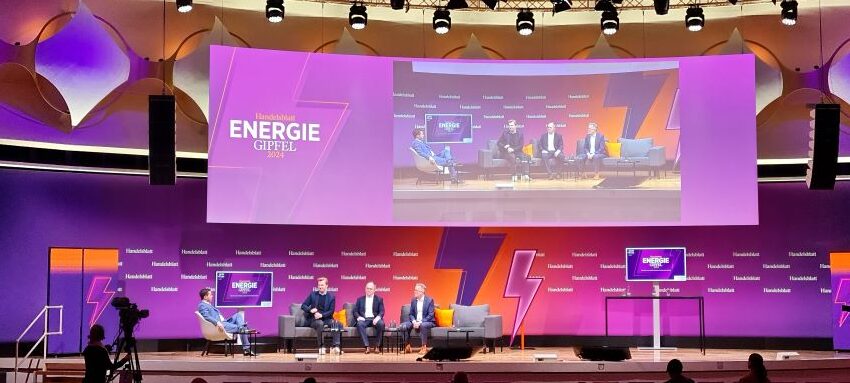 Treffen der Energiebranche, auch dieses Jahr findet der Handelsblatt Energiegipfel in Berlin statt